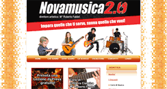 Desktop Screenshot of novamusica.it